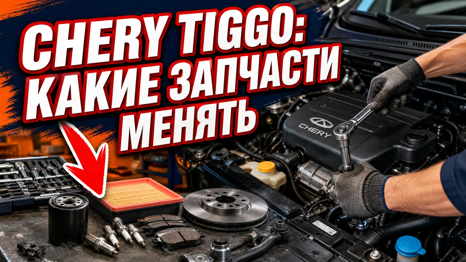 Запчасти для Chery Tiggo: какие менять и как часто