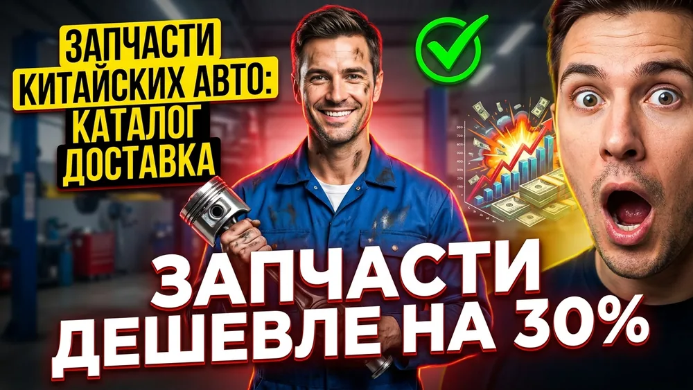 Запчасти для китайских авто: каталог и доставка
