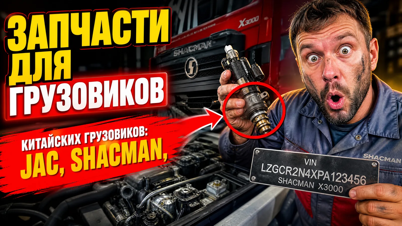 Запчасти для китайских грузовиков: JAC, Shacman, Sitrak