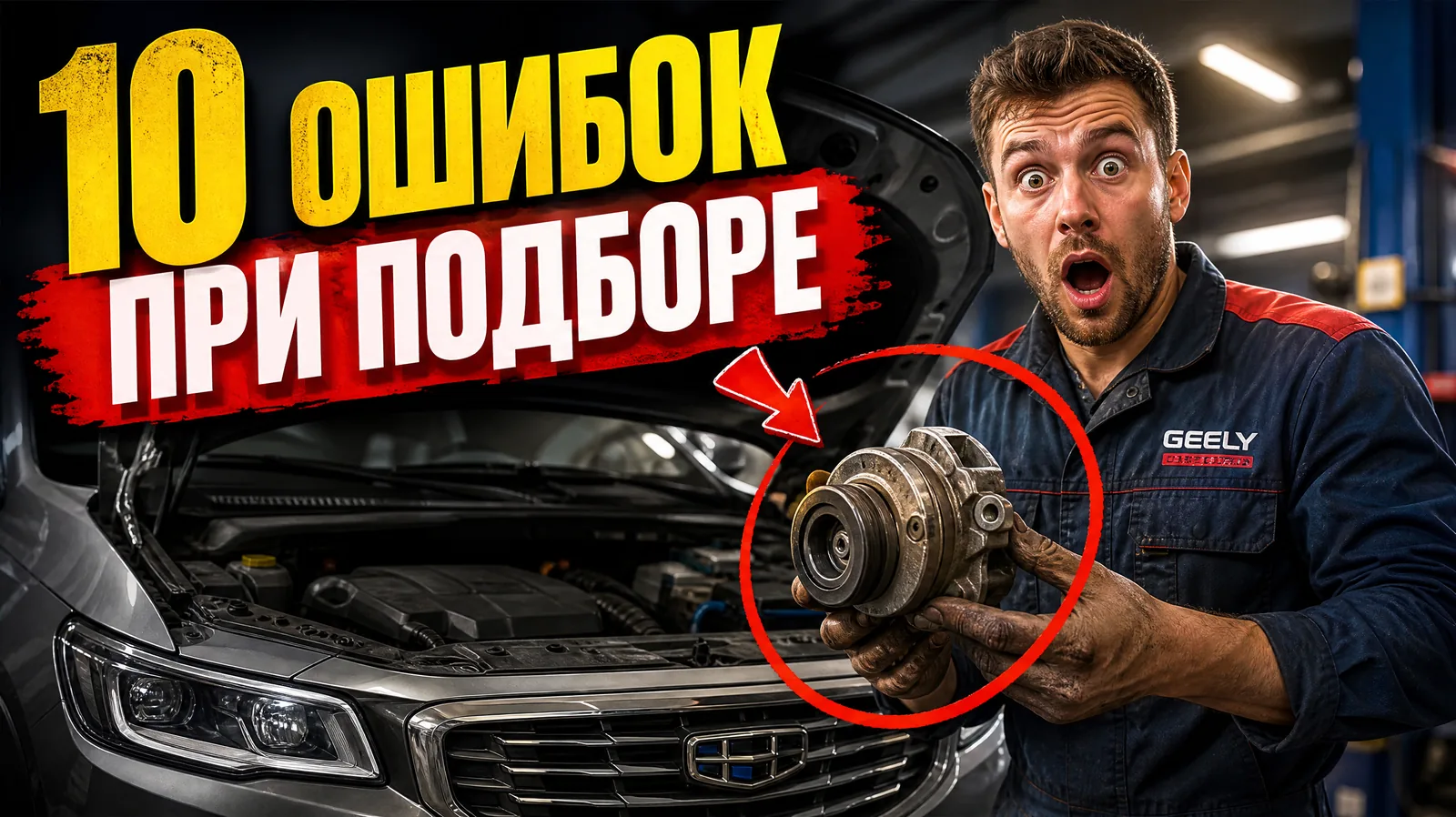 Запчасти Geely купить: 10 ошибок при подборе
