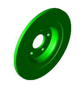Диск тормозной задний JAC JS4/Москвич 3