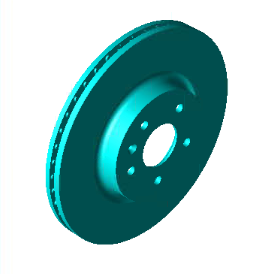Диск тормозной передний JAC JS4 / МОСКВИЧ 3