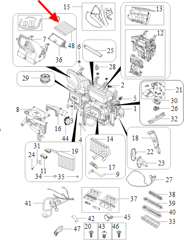 Фильтр салона TIGGO 4 / 5 / 7 / 8/EXEED LX/OMODA C5/S5/KAIYI E5 1.5/ARIZZO 8